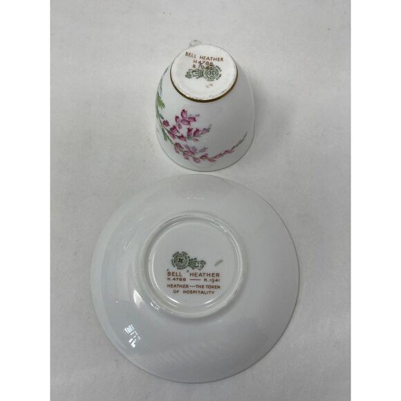 Royal Doulton Bell Heather Demitasse Coffee Tea Cup 4788 Espresso Circa 1940s - Picture 5 of 11